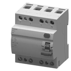 Cầu dao tự động bảo vệ động cơ RCCB 4-poles 63A/6kA - 5TJ7346-0